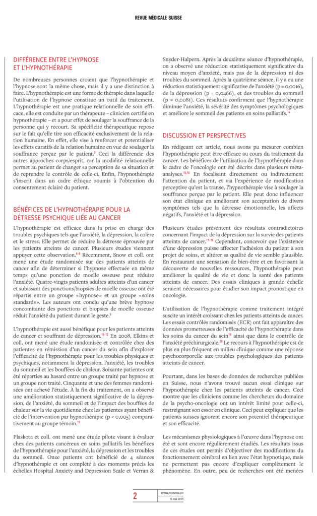 Un document sur l'hypnothérapie part 2