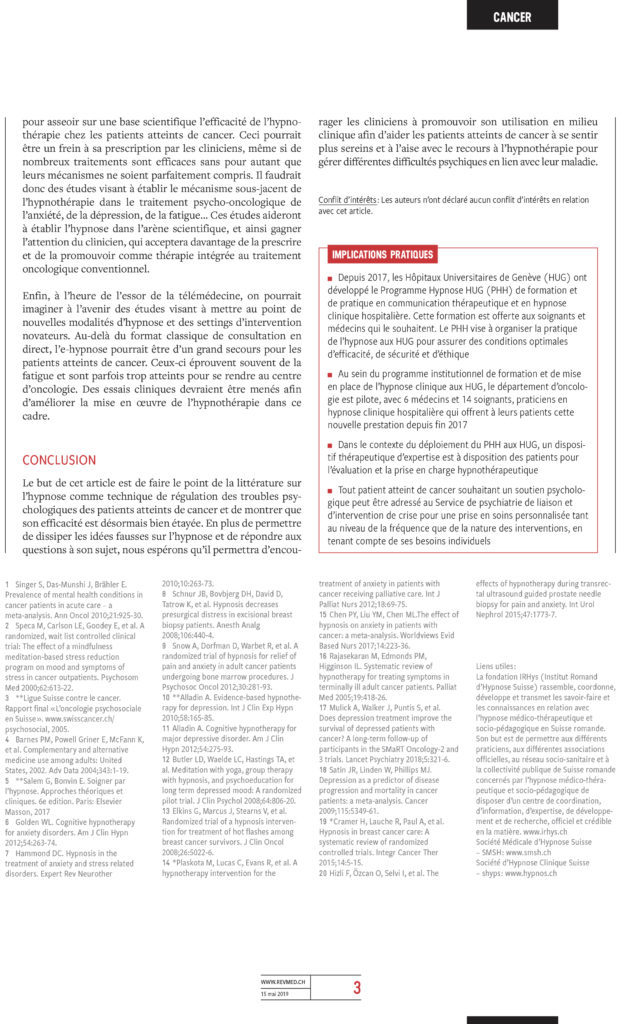 Un document sur l'hypnothérapie part 3